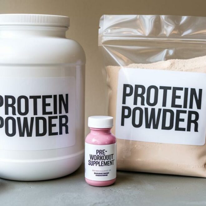 Difference Between Protein Powder & Pre-Workout Supplements
