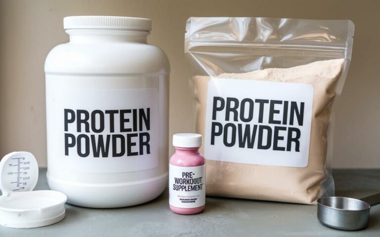 Difference Between Protein Powder & Pre-Workout Supplements