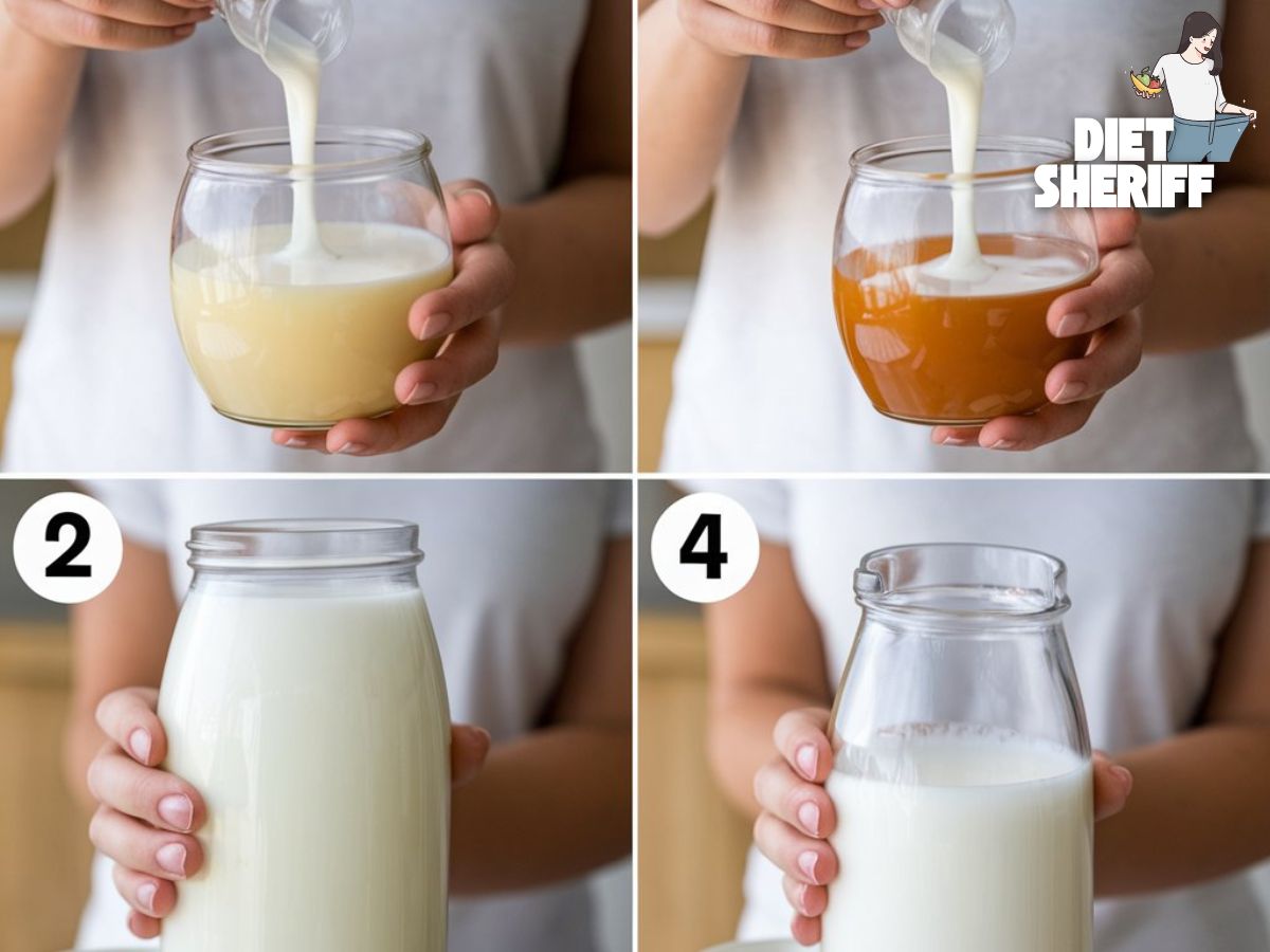 How To Make Buttermilk with Apple Cider Vinegar