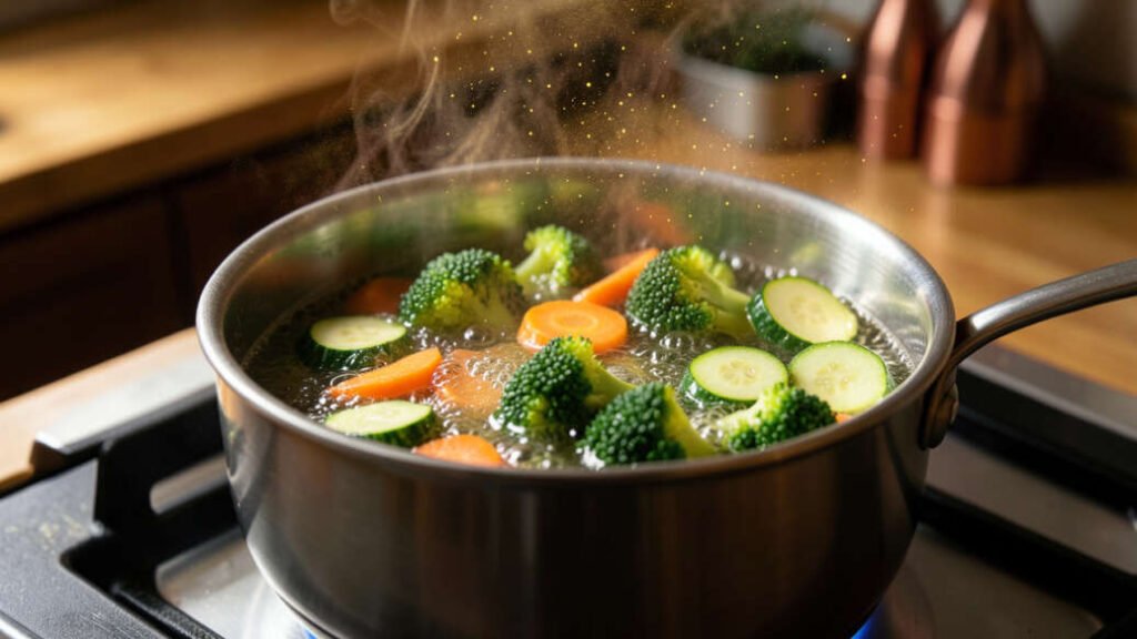 Boiling Nutrients Cooking Water: Where Do They Go?