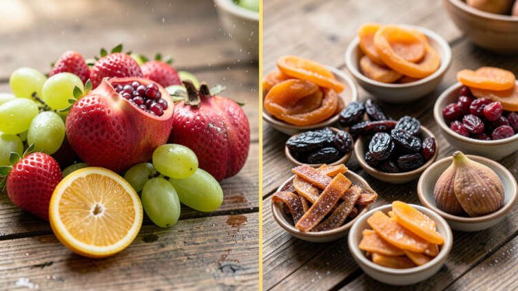 Dried Fruit vs Fresh Fruit: How Removing Water Changes Nutrition