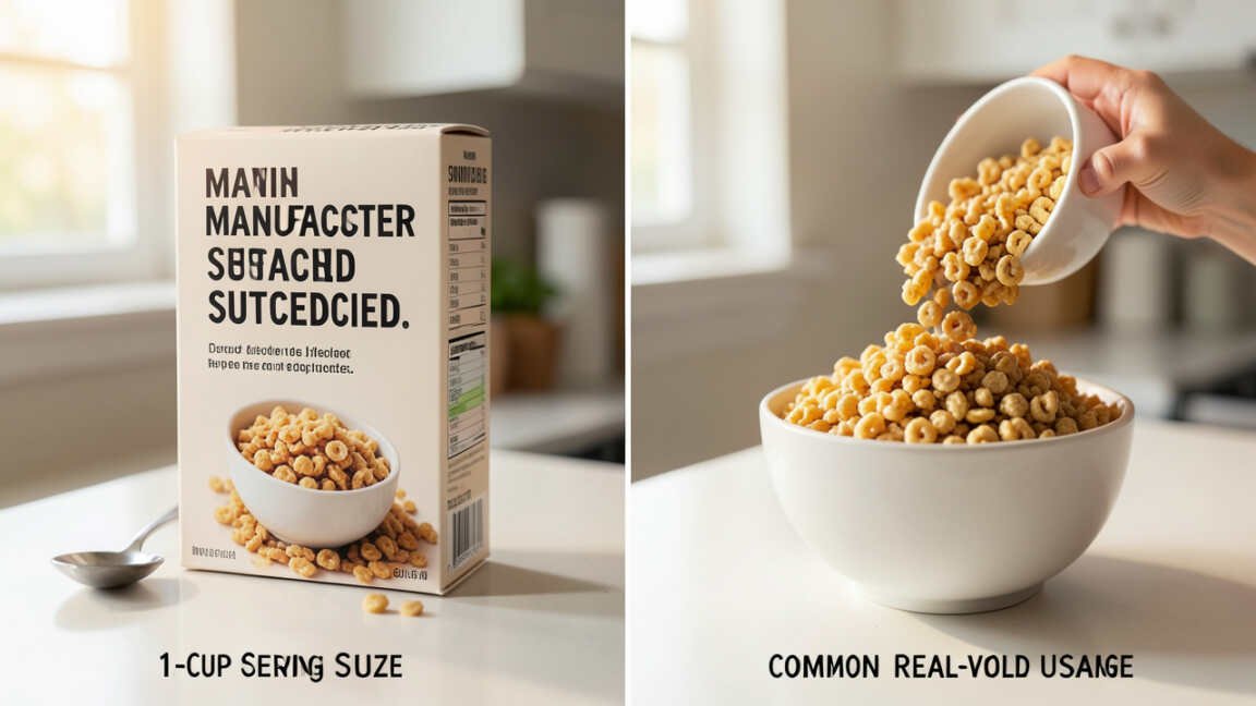 How Are Serving Sizes Determined by Manufacturers?