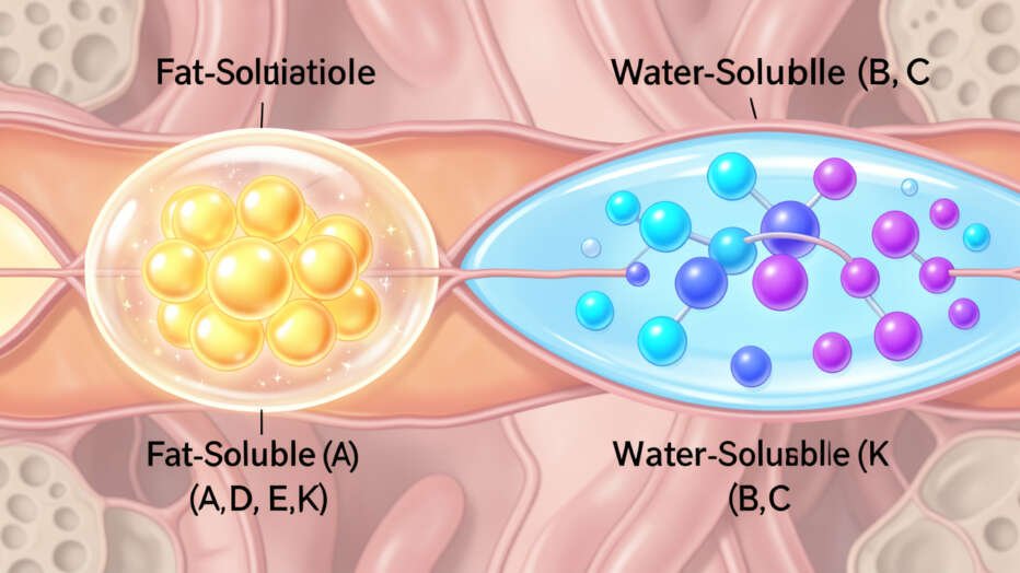 How Do Fat-Soluble Vitamins Differ From Water-Soluble Ones?