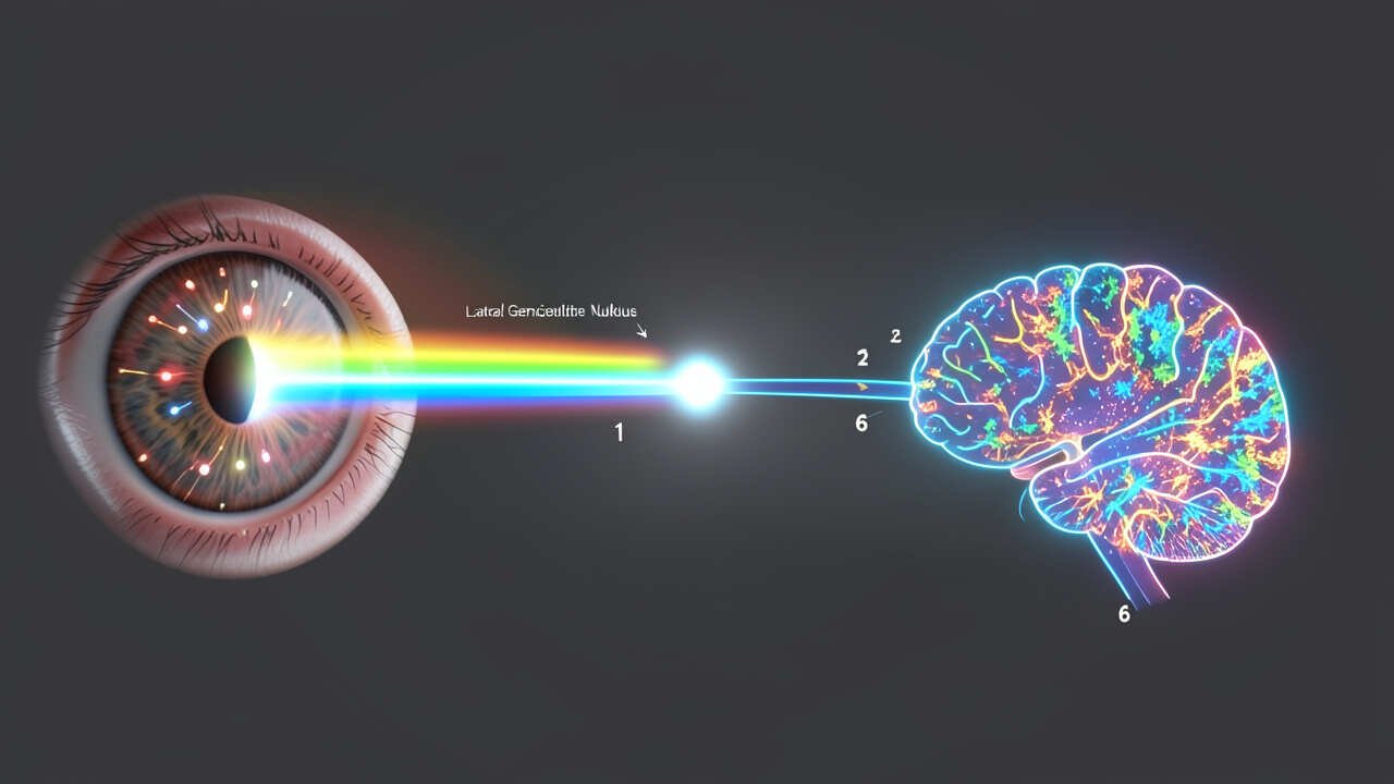 How Does the Brain Turn Light Into What You See? The 6-Step Pathway