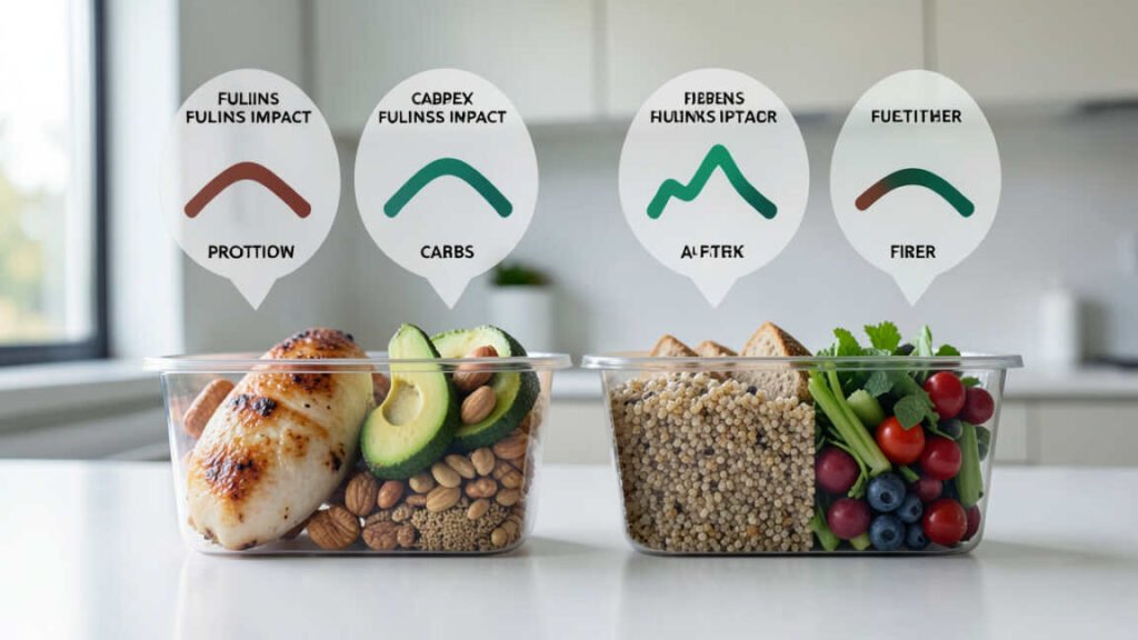 How Protein, Fat, Carbs, and Fiber Affect Fullness Differently