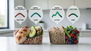 How Protein, Fat, Carbs, and Fiber Affect Fullness Differently