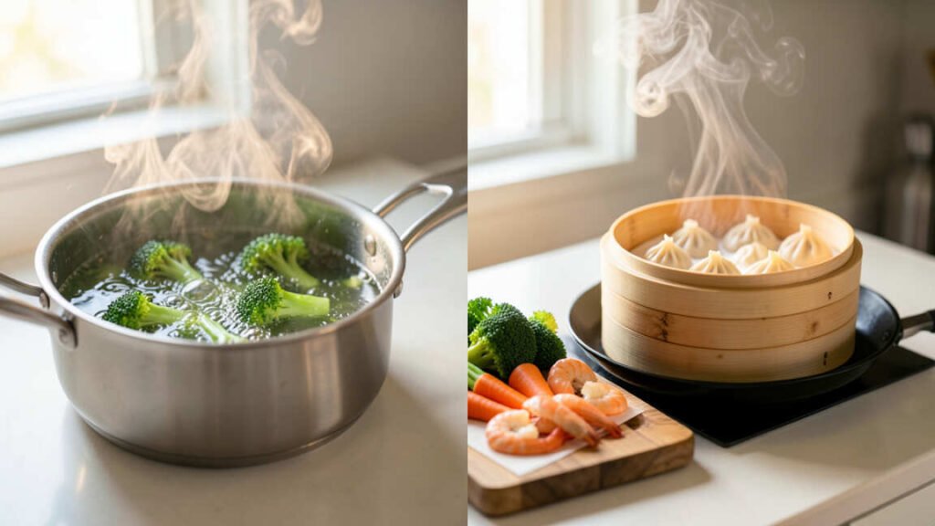 Steaming vs Boiling: How Do They Affect Food Differently?