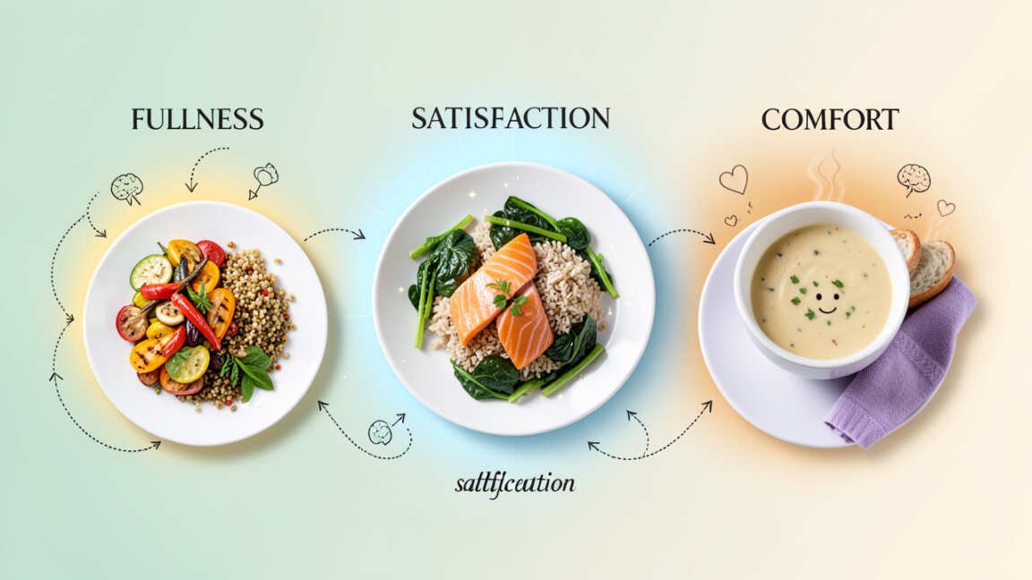 Types of Satiety: Fullness vs. Satisfaction vs. Comfort