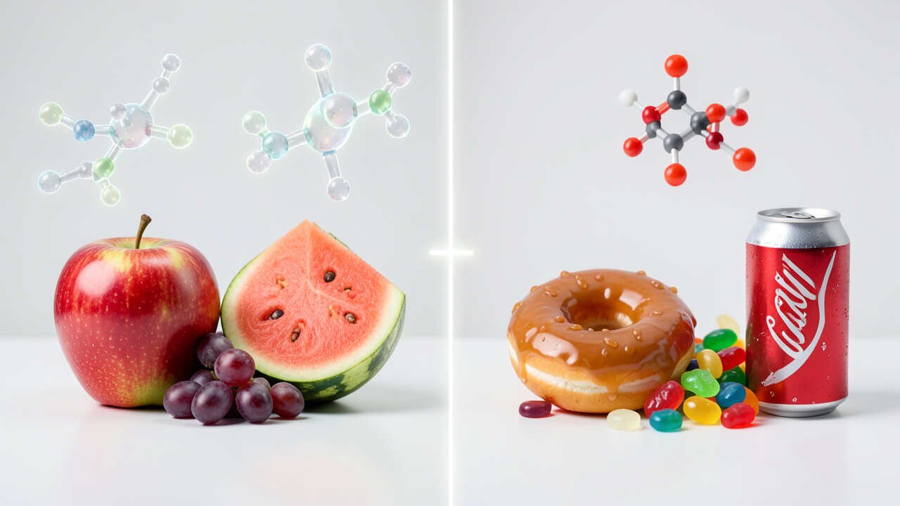 What Are the Differences Between Fructose, Glucose, and Sucrose?