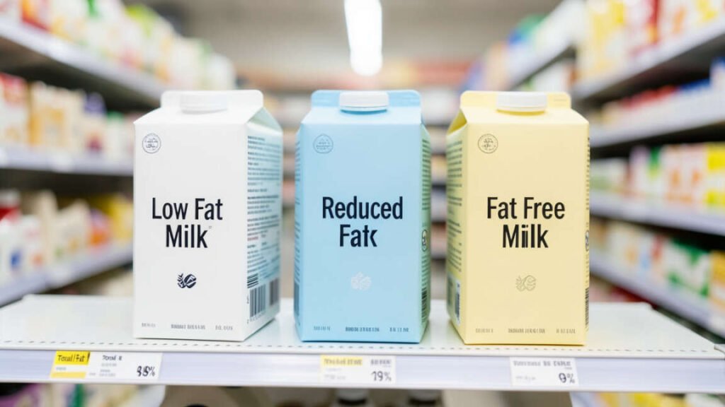 What Do Low Fat Reduced Fat and Fat Free Mean on Food Labels?