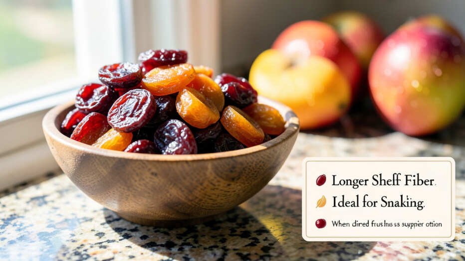 When Does Dried Fruit Shine as the Superior Option?