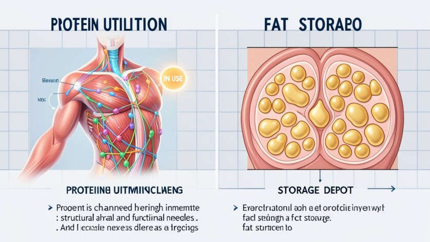 Why Does the Body Avoid Storing Protein as Protein?
