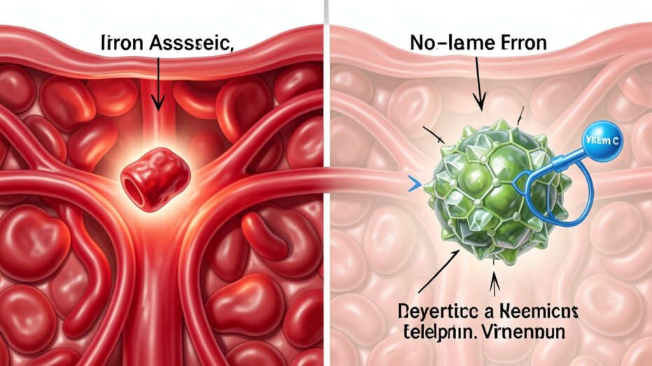 Why Is Iron Absorption So Different Between the Two Types?